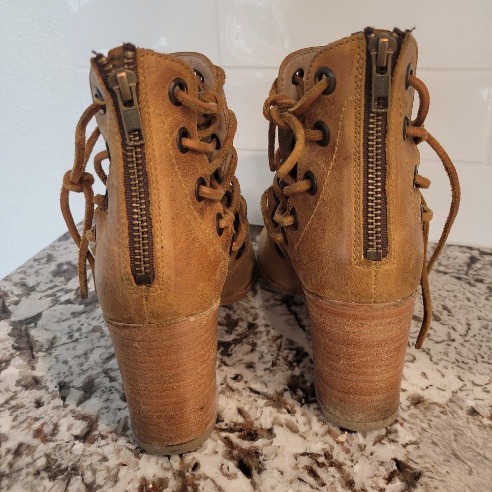 ANTHROPOLOGY BASKE California Leather Bootie size 7.5 - Picture 4 of 10